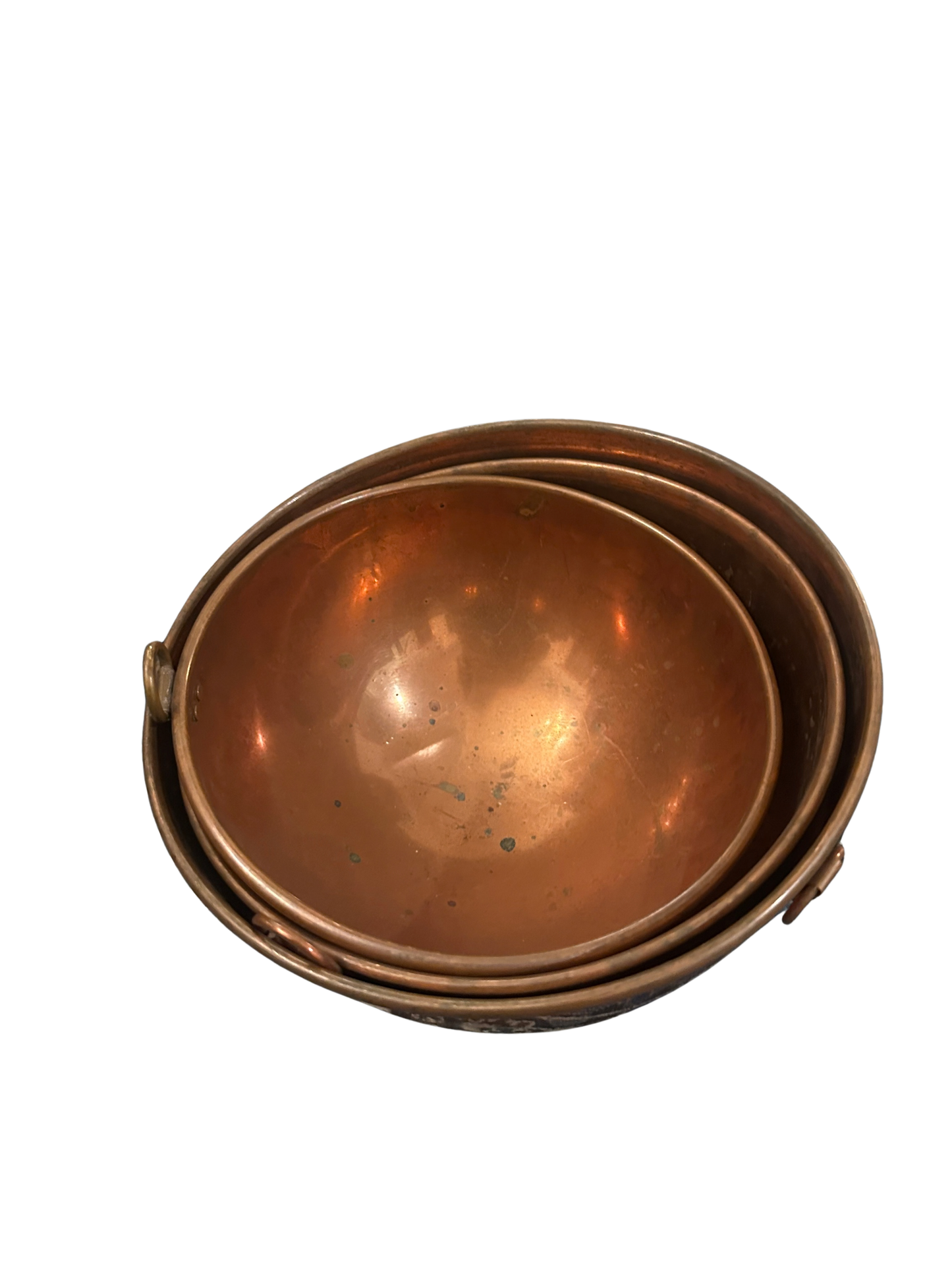 Set of Three Turkish Copper Hanging Bowls - Incirlik