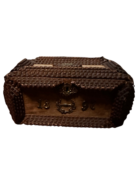 1897 Tramp Art Box